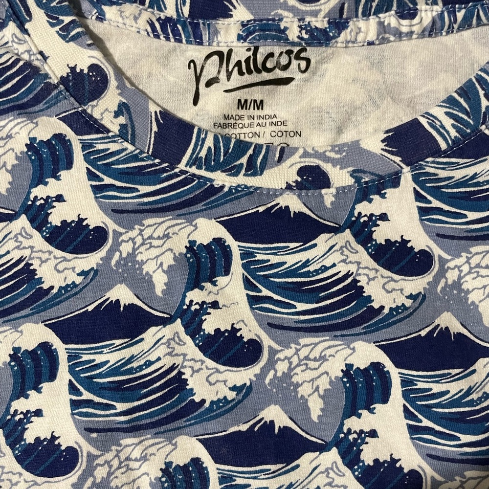 Japanese Style Wave Tee - Picture 3 of 3